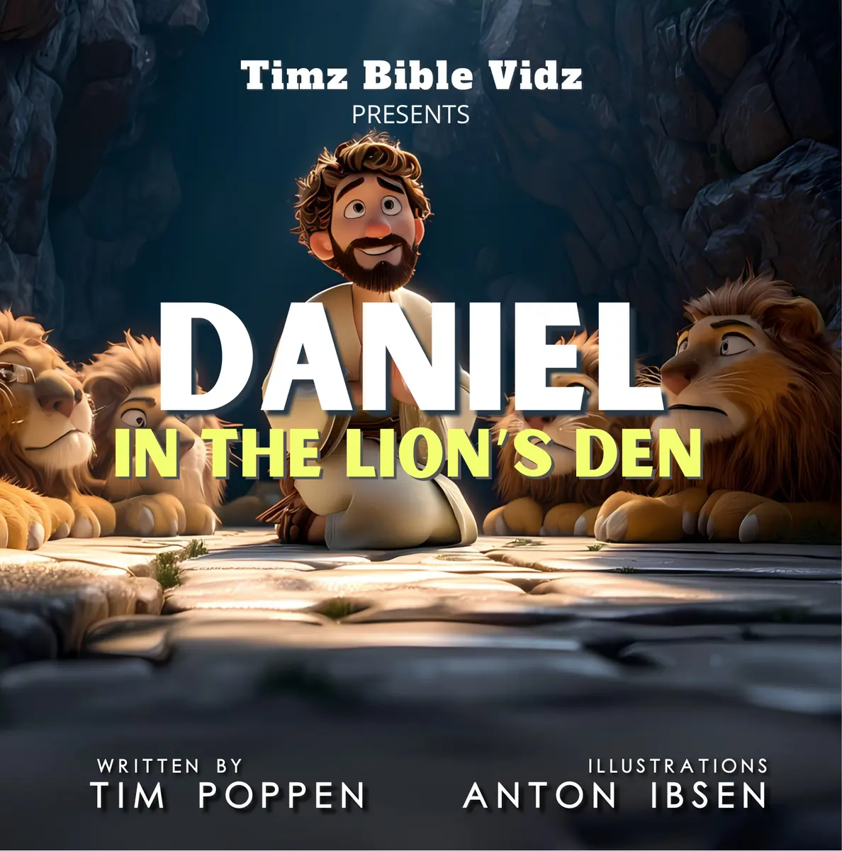 Daniel in the Lion's Den storybook cover